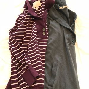 2 pack Banana Republic sweatshirt tops